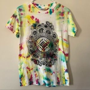 Vintage tie dye design tee size SMALL